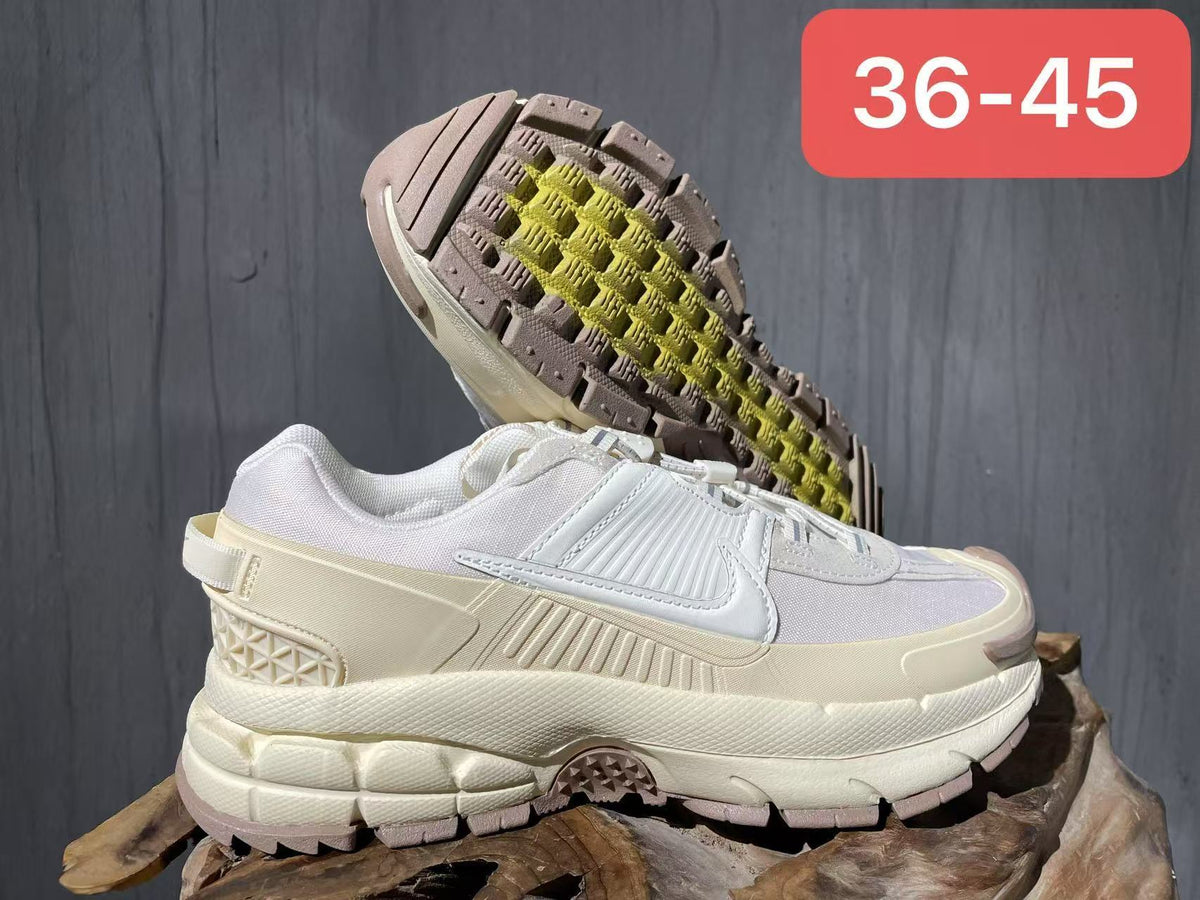 Nike F7 Generation 2 Chunky Sneakers in White and Cream