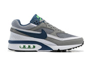 Nike Air Max Gray and Blue Sneakers