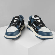 AMIRI Low-Top Sneakers in Navy, White and Black