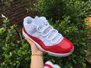 Jordan Air Jordan 11 Low Sneakers White Red