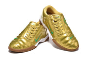Nike Total90 Indoor Soccer Shoes Gold Green