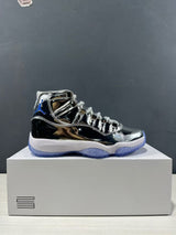 Jordan Air Jordan 11 Retro Liquid Silver High-Top Sneakers