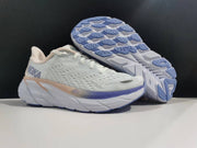 HOKA Women's White and Purple Running Sneakers