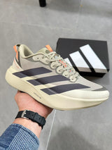 Adidas Adizero Lightstrike Pro Running Shoes, Cream and Navy