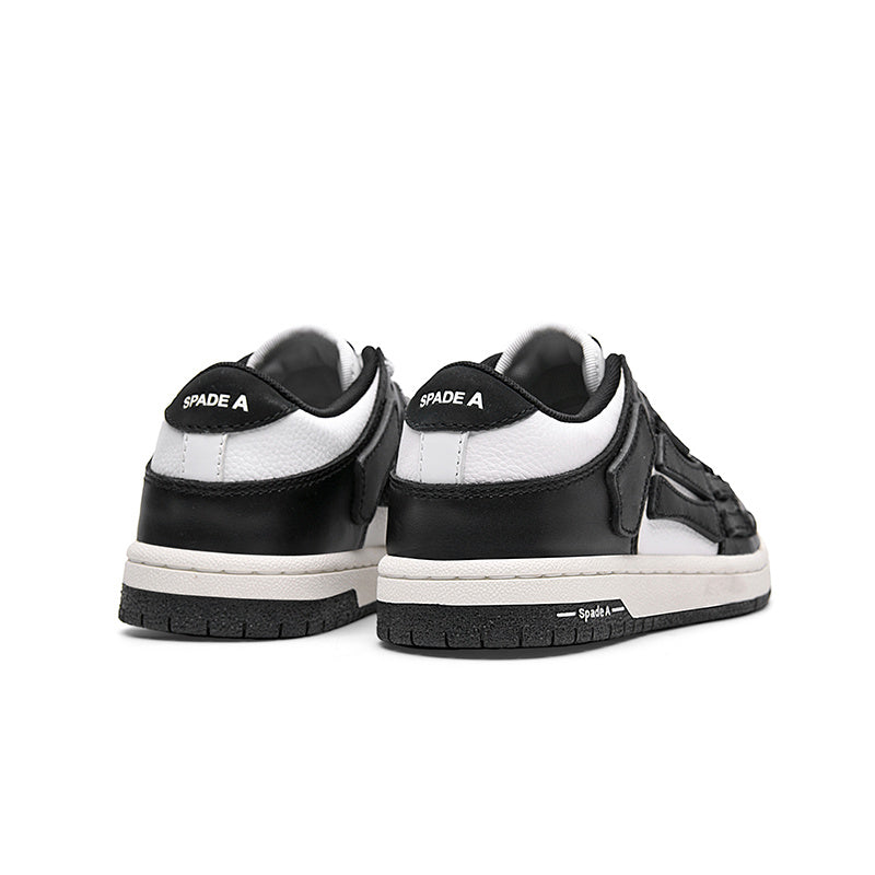 Black and White Low-Top Sneakers MFS003-004