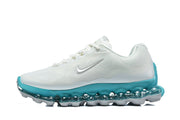 Nike Air Max White and Teal Sneakers