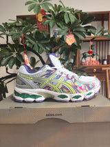 ASICS GEL-Nimbus 16 White Purple Running Shoes