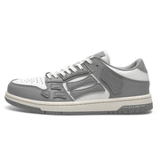 AIVIIRI Gray and White Low-Top Sneakers MFS003-043