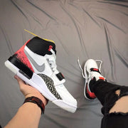 Jordan Legacy 312 Basketball Shoes White Black Red