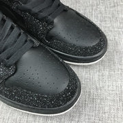 Jordan Air Jordan 1 Mid Black and White Sneakers 554724-001