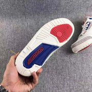 Air Jordan 3 Independence Day White Basketball Sneakers