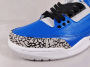 Jordan Air Jordan 3 Retro Blue Black Cement Sneakers