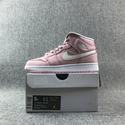 Jordan 1 Mid Pink Women’s Sneakers 555112-100