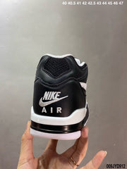 Nike Air Flight Black and White Basketball Sneakers