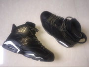 Jordan 6 Retro Black Cat Black and White High-Top Sneakers