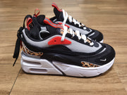 Nike Air Max 270 React Sneakers Black White Leopard
