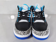 Air Jordan 3 Retro Black Blue Elephant Print Sneakers