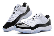Air Jordan 11 Low White Black Basketball Sneakers