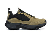 The North Face Suede-Style Trail Sneakers in Olive and Black