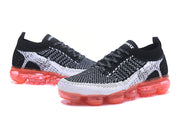 Nike Air VaporMax Flyknit 2 Black White Orange Sneakers