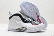 Nike Air More Uptempo White and Black Basketball Sneakers