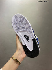 Nike Air Flight 89 Sneakers White and Royal Blue