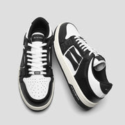 Aiviri Black and White Low-Top Sneakers FS003-004