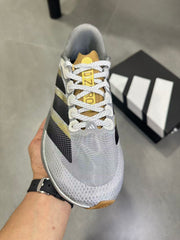 Adidas Adizero Evo SL Running Shoes Silver Black KK4310