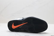 Nike Air Foamposite Max Sneakers Black Silver Orange