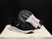 On Cloudsurfer Black and White Running Shoes