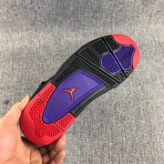 Jordan Air Jordan 4 Raptors Black Purple Red Sneakers