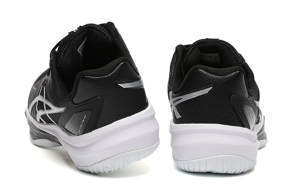 ASICS Black and White Court Sneakers
