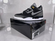 Nike Air Jordan 3 Retro Black Grey Sneakers