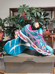 ASICS GEL-Nimbus 16 Sneakers in Pink, Green and Blue