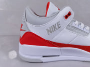 Jordan Air Jordan 3 Retro White Red Sneakers