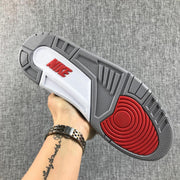 Jordan Air Jordan 3 White Grey Black Red Sneakers