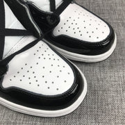 Air Jordan 1 High Black, White and Bronze Sneakers