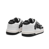 Spade A MFS003-111 White and Black Low-Top Sneakers