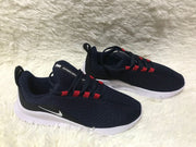 Nike Lunar 5 Sneakers in Navy, Red and White