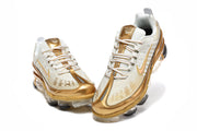 Nike Air VaporMax 360 White Metallic Gold Black CK9670-101