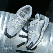Nike Air Zoom Vomero 5 Sneakers in Light Gray and Navy