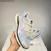 Nike Air Zoom Vomero 5 Sneakers in Cream, Blue and Lavender