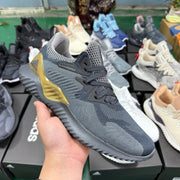 adidas Alphabounce CG4762 Sneakers, Grey and Gold