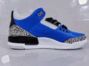 Jordan Air Jordan 3 Retro Blue Black Cement Sneakers