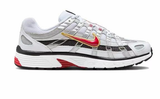 Nike White and Red Running Sneakers