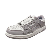 Gray and White Low-Top Sneakers MFS003-043