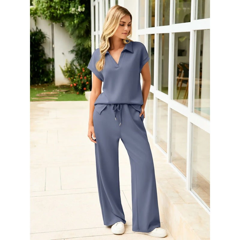 🔥  Womens 2 Piece Summer Outfit-Breathable & Wrinkle Resistant Sweatsuits Sets